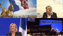 Marine Le Pen, candidata del Fronte Nazionale, alle elezioni presidenziali in Francia nel 2012