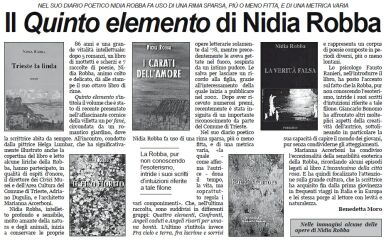 Articolo su Il Tuono - settimanale di Trieste