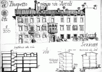 Progetto di Paolo Caccia Dominioni per il restauro di un palazzo settecentesco a Gorizia