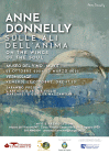 Locandina della mostra Sulle ali dell'anima con opere dell'artista irlandese Anne Donnelly