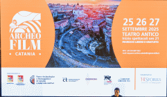 Locandina della rassegna di cinema documentario Catania Archeofilm