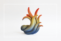 Opera di Claire Lindner nella mostra Flaming Wings