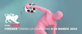 Locandina della rassegna di documentari storici Firenze ArcheoFilm 2024