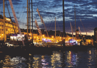 Foto digitale del Molo Audace a Trieste scattata da Giacomo Garzya l'8 ottobre 2025 durante la Barcolana 57