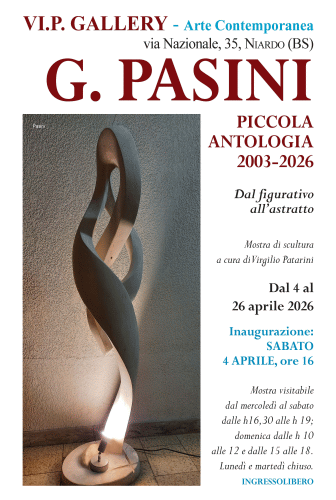 Locandina della mostra Piccola Antologia 2003-2026 di Giampaolo Pasini