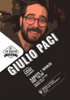 Locandina per la presentazione del libro Cose scritto da Giulio Paci