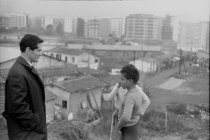 Fotografia di Henri Cartier-Bresson con Pier Paolo Pasolini scattata a Roma nel 1959