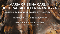 Locandina del film documentario Maria Cristina Carlini Il coraggio della grandezza