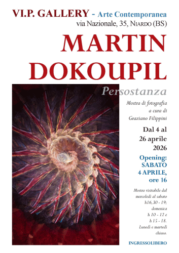 Locandina della mostra Persostanza di Martin Dokoupil