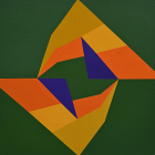 Opera di Conchita De Palma alla Galleria Sartori nella mostra del Movimento del Guardare Creativo