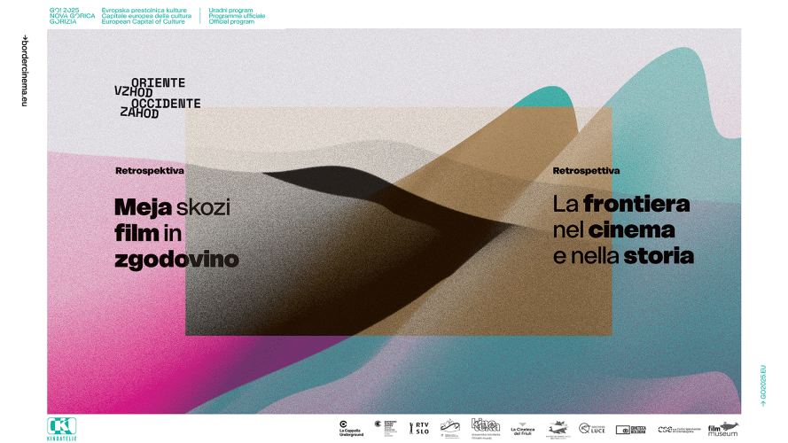 Locandina della retrospettiva Oriente Vzhod Occidente Zahod La frontiera nel cinema e nella storia