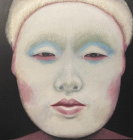 Dipinto in acrilico su tela di cm 80x80 denominato Enigma realizzato da Patrizia Grubissa nel 2023